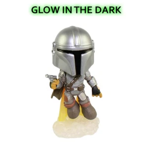 Funko Mini Figure- Mandalorian S1 - MANDALORIAN (GLOW)(Jetpack)(3.5 inch) 1/36 - Picture 1 of 1
