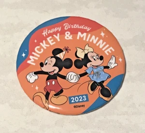 DISNEYLAND Mickey & Minnie Happy Birthday Celebration 11-18-2023 Pin Button - Picture 1 of 6