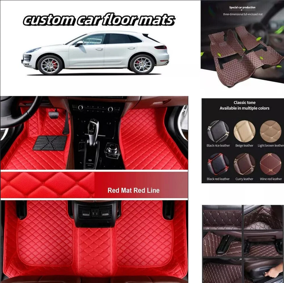 Car Floor mats For BMW  7 Series  Custom Waterproof Auto Liner Carpets Car Mats Foto 1 de 4