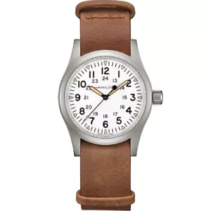Hamilton Khaki Field Mechanical 38 MM White Dial Watch H69439511 - Picture 1 of 5