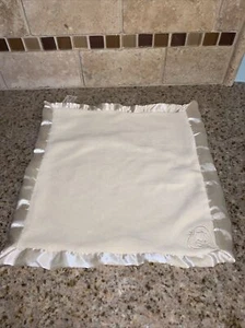 Prince Lionheart Cream Silkie Baby Lovey Security Blanket Off White Satin #M2 - Picture 1 of 7