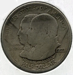 1923-S Monroe Doctrine Silver Half Dollar - Commemorative Coin - E751 - Picture 1 of 2