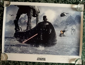 Star Wars Celebration limited art print: Vader's Landing by Scott Harben LE 250 - Picture 1 of 1