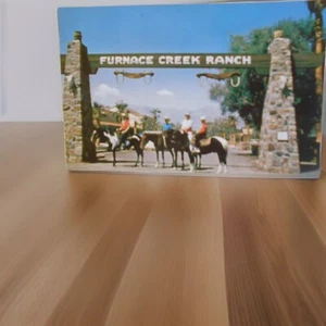 DEATH VALLEY - California DUDE RANCH / PFERDE - 1950 POSTKARTEN Furnace Creek Ranch - Bild 1 von 7