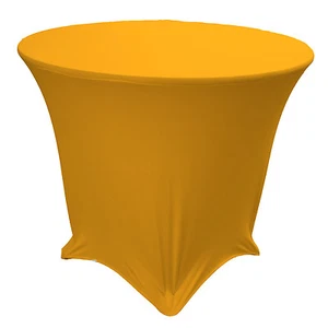 Mantel redondo de spandex de lino LA. Hecho en EE. UU. - Imagen 1 de 11