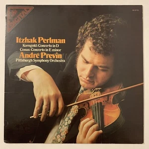 Itzhak Perlman Previn Korngold Conus Concertos Vinyl LP Angel Records DS 37770 - Picture 1 of 6