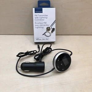 Insignia FM Transmitter w Lightning Connector Music iPhone iPad on Car Radio - Picture 1 of 8