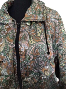 Vintage Shivam Jacket Womens Size L Plus Size Paisley Coat Parka Anorak Retro - Picture 1 of 11