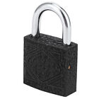 (32mm)Padlock Brass Core And Thickened Black Iron Door Lock For Home Dormitor RE