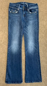 American Eagle Original Bootcut Jeans Womens 0 (29x30) Low Rise Y2K Denim - Picture 1 of 8