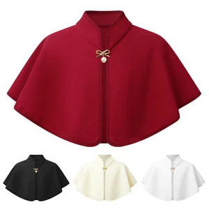 Kids Girls Shawl Wrap Photography Cardigan Open Front Capes Exquisite Brooch - Picture 1 of 61