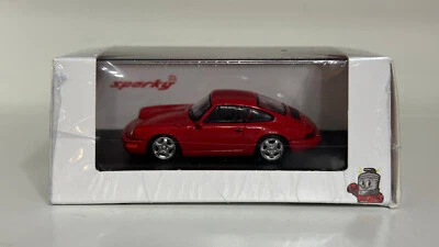 Sparky Spark 1/64 Porsche 911 RS 964 Hong Kong Toycar Salón Exclusivo Rojo Foto 1 de 4