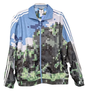 Adidas Originals x Minecraft Track Top Jacket Size M Unisex NWT - Picture 1 of 9
