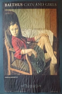 Vintage BALTHUS: KATZEN UND MÄDCHEN: METROPOLITAN MUSEUM OF ART Zeitungsausschnitt - Bild 1 von 4