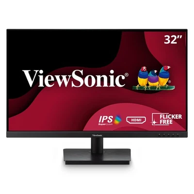 ViewSonic VA3209M 32 Inch IPS Full HD 1080p Monitor with Frameless Design, 75 - Image 1 of 4