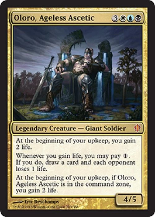 Oloro, Ageless Ascetic - Heavy Play MTG Commander 2013 Edition - Image 1 of 1