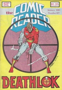 THE COMIC READER #187, JANUARY 1981!! ICONIC COMICS NEWS MAGAZINE!! - Picture 1 of 2