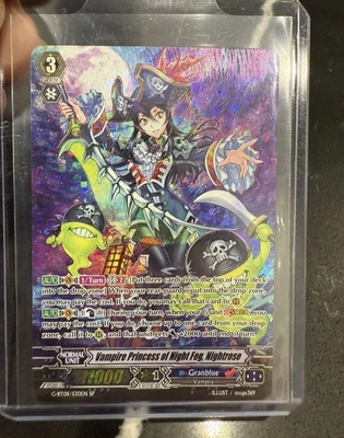 CardFight vanguard Vampire Princess Of Night  Fog NightRose GBT08 SP English - Image 1 of 4