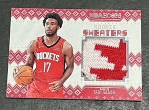 2022-23 Hoops Rookie Sweaters #RS-TE Tari Eason 2 color Houston Rockets - Picture 1 of 6