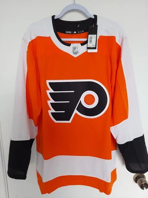 New Adidas NHL Philadelphia Flyers Home Jersey Size-50 - Image 1 of 4