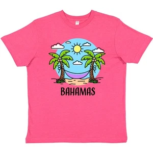 Inktastic Summer Vacation In The Bahamas Youth T-Shirt Caribbean Spring Break - Picture 1 of 3