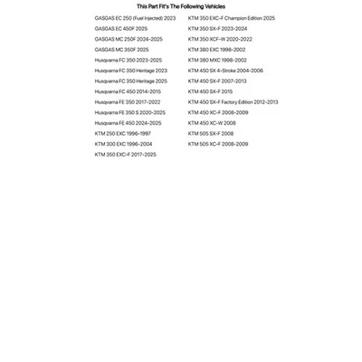 Tusk Alloy Kit & O-Ring Chain Blue Rear Sprocket For KTM 505 SX-F 2008 - Image 1 of 3