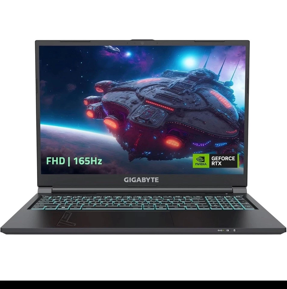 Gigabyte G6 KF 16" 165Hz 32GB 1TB I7-13620H 3.60GHz RTX 4060 Win11H, Negro Foto 1 de 4