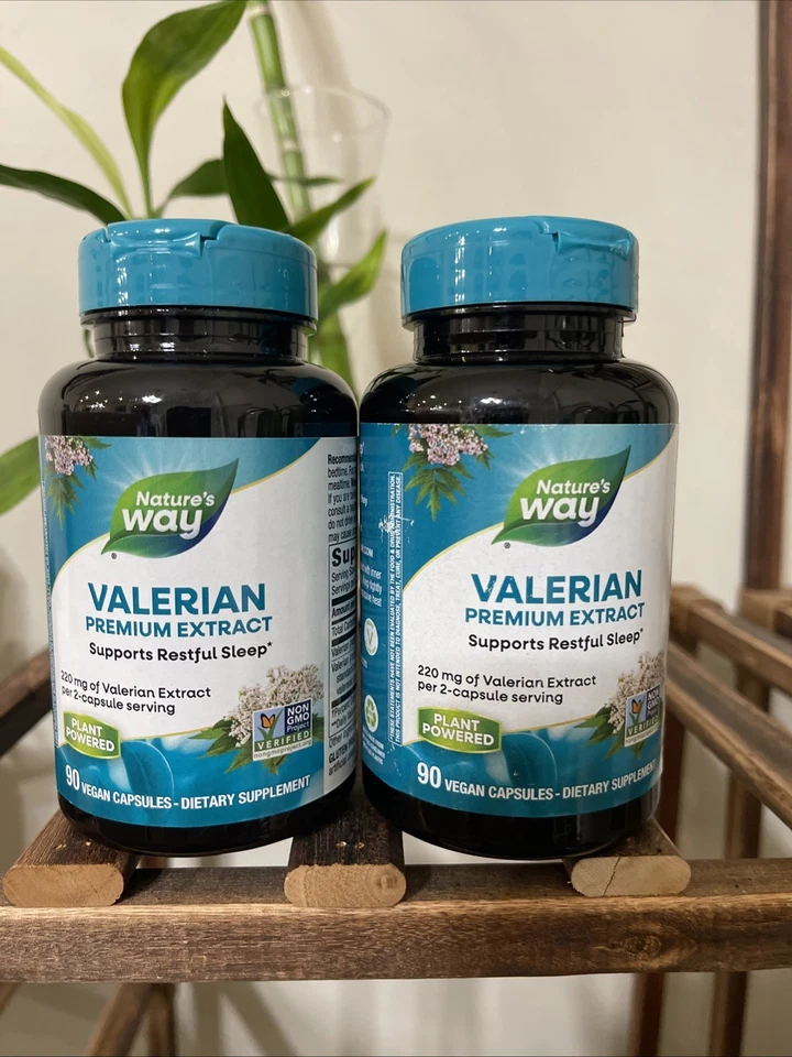 Nature's Way Valerian Standardized Extract 510mg 90 Capsules