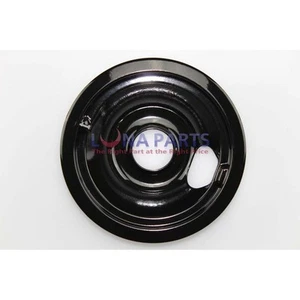 GE General Electric Range 6" quemador de porcelana negro bandeja de goteo WB32K5041 - Imagen 1 de 1