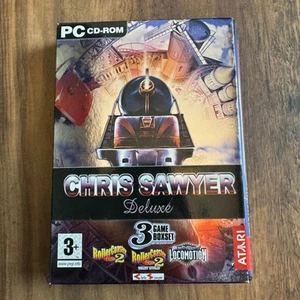 Chris Sawyer - Deluxe - 3 Game Set: RollerCoaster Tycoon 2 & Locomotion + Expack - Picture 1 of 6
