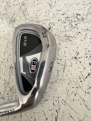 USKG WT-20 Single 33° 6Iron~Ultra Light UL51" Tall Kids Flex Graphite Orange - Image 1 of 4