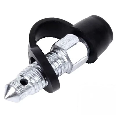 VITE SPURGO FRENO ARIA OLIO PINZA POMPA M8X1 RACING MOTO AUTO CON TAPPO GOMMA - Immagine 1 di 4