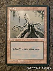 Carta mtg Swamp (C) Ice Age quasi nuova Basic Land MAGIC THE GATHERING MTG (IASWAMP-C).... - Foto 1 di 4