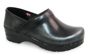 Sanita Pro Cabrio Grey Leather Professional Clog Women's EU sizes 35-42/NEW!! - Picture 1 of 1