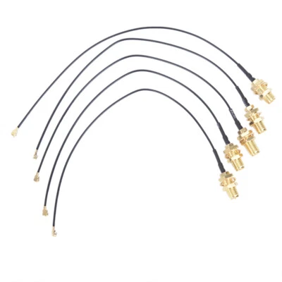 MARKENLOS 5 stücke IPX zu RP-SMA Buchse UFL zu RP SMA Stecker WiFi Antenne Pigtail Ca .dp