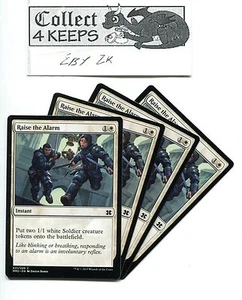 Magic MTG Modern Masters 2015: 4x Raise the Alarm x4 White Playset Unplayed - Picture 1 of 1