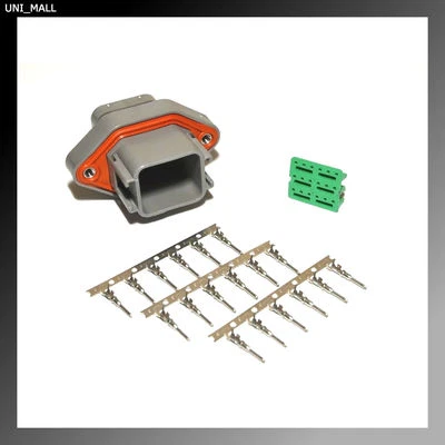 Deutsch DTV 18-Pin Male Connector Kit, 14-16AWG Stamped Pins, USA - Image 1 of 4