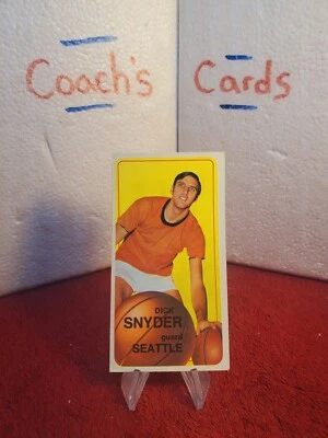 1970 Topps NBA Dick Snyder #64 Seattle Supersonics  - Image 1 of 3