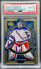 2013 UD Shining Stars Henrik Lundqvist PSA 10 GEM *Pop 3* New York Rangers #G2