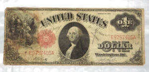 1917 $1 United States Note - Red Seal - Large Size - Picture 1 of 2