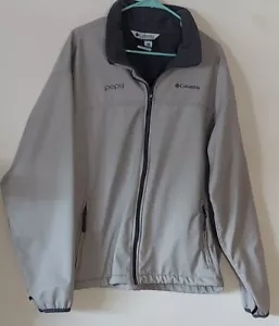 Columbia Pepsi Men's XL Full Zip Lightweight Collared Gray Jacket - Picture 1 of 9