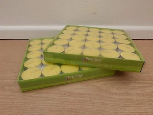 50 X PREMIER CITRONELLA TEA LIGHTS - Picture 1 of 1