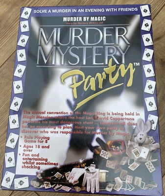Murder Mystery PartyMurder My Magic Host Your Own Murder Mystery 2003 New&Sealed - Image 1 of 2