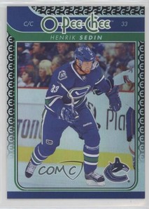 2009-10 O-Pee-Chee Foil Rainbow Henrik Sedin #17 HOF