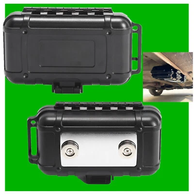 Magnetic Hidden Stash Box Under Car Secret Compartment Security Safe Container