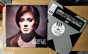 ADELE HOMETOWN GLORY 12" UK MAXI VINYL EX- FREE CUSTOM PVC PIC WALLET - Picture 1 of 5