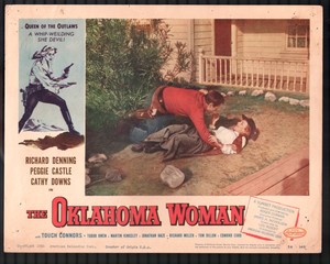 Oklahoma Woman 11"x14" Lobby Card #1 Peggie Castle Richard Denning Western