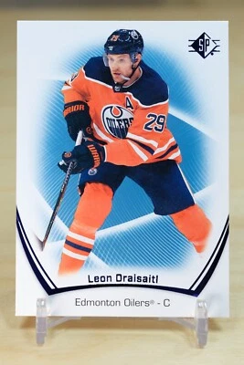 2021-22 Upper Deck SP Hockey Base Blue #52 Leon Draisaitl - Edmonton Oilers - Image 1 of 2