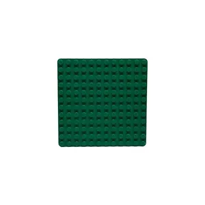 Placa base de ladrillo - 10 tamaños, 20 colores (verde oscuro 12x12 mostrado) - Imagen 1 de 5
