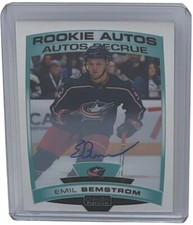 Emil Bemstrom 2019-20 O-Pee-Chee Platinum Rookie Autos Rookie Auto RC #R-BE